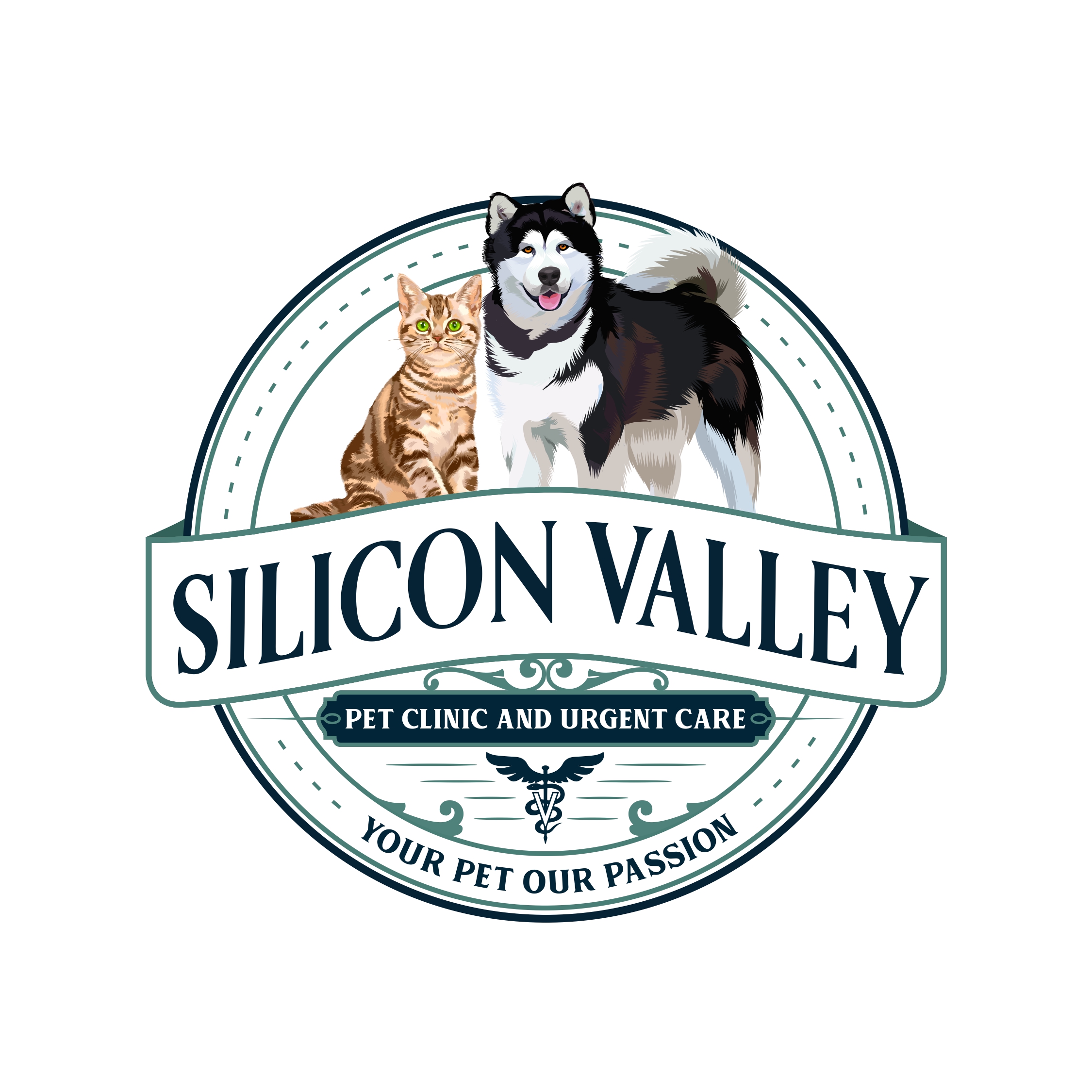Silicon Valley Pet Clinic & Urgent Care logo