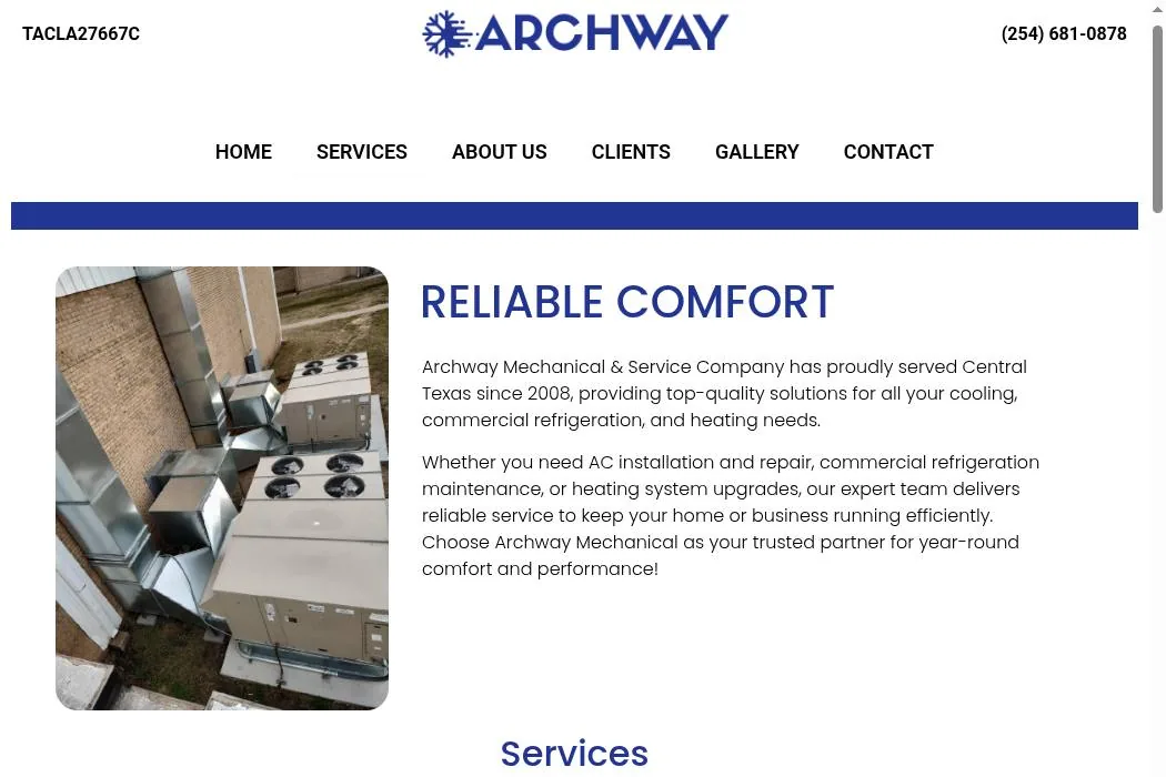 Archway Mechanical & Service Company cover