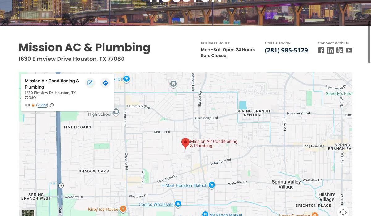 Mission Air Conditioning & Plumbing cover