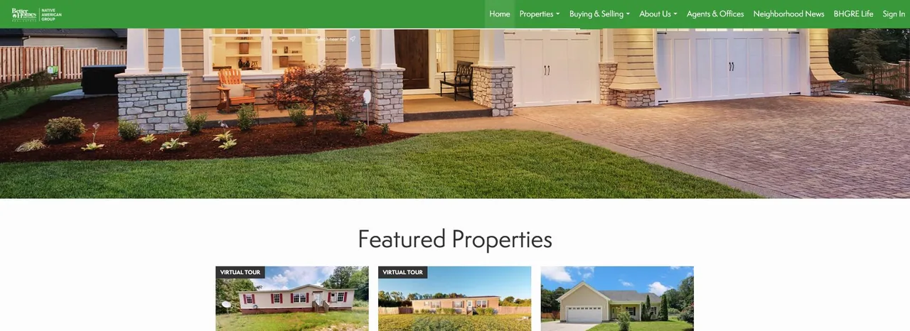 Better Homes & Gardens Real Estate Native American Group cover