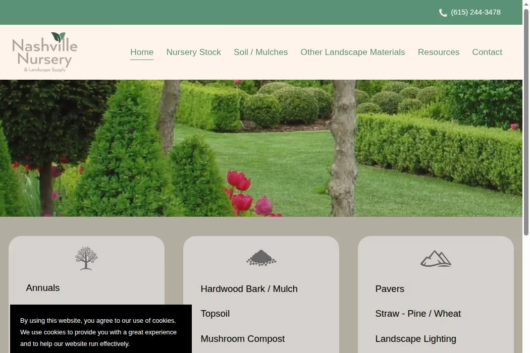 Nashville Nursery & Landscape Supply cover