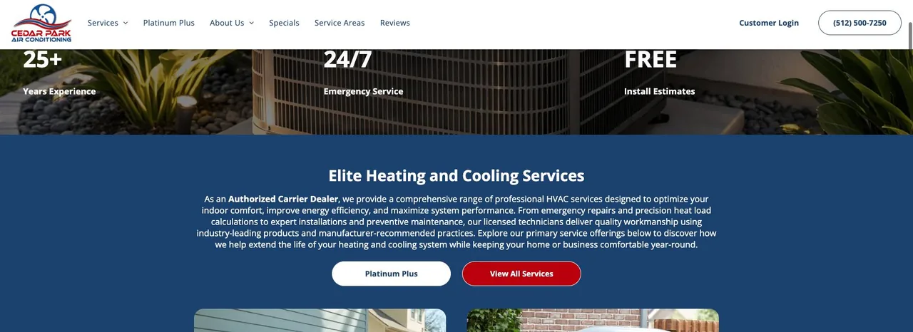 Cedar Park Air Conditioning LLC cover