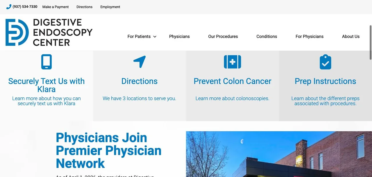 Digestive Endoscopy Centers cover