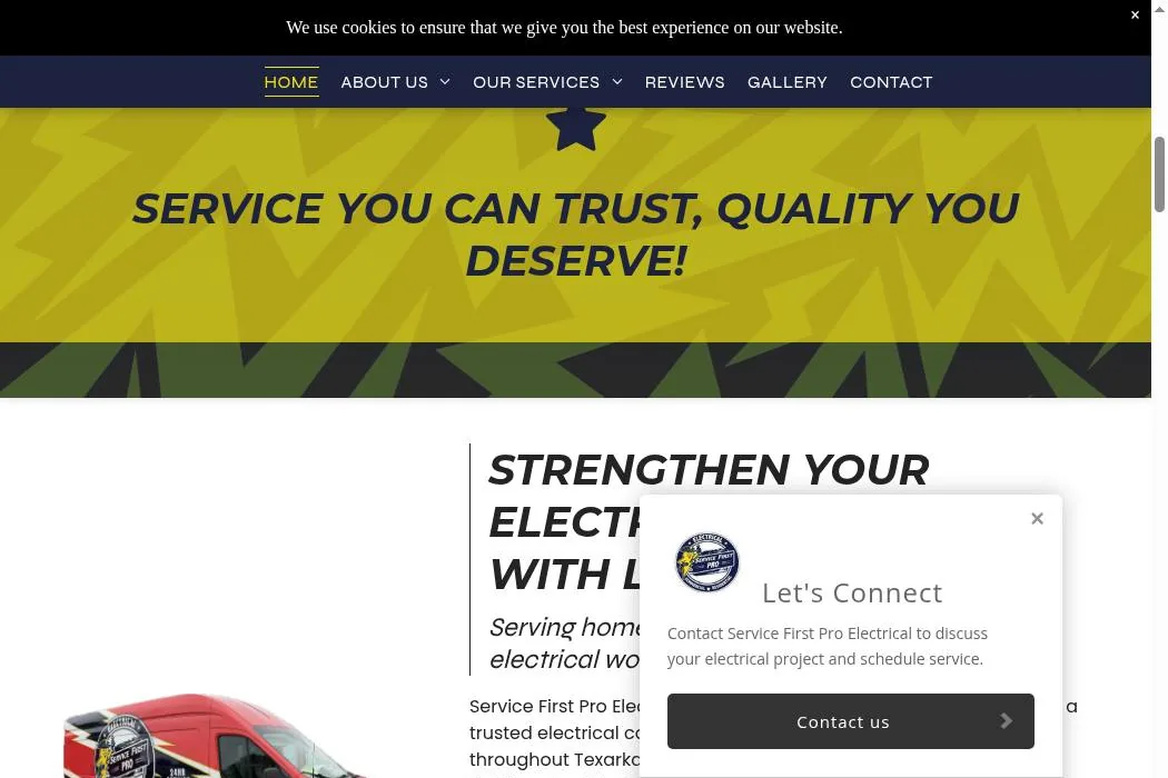 Service First Pro Electrical cover