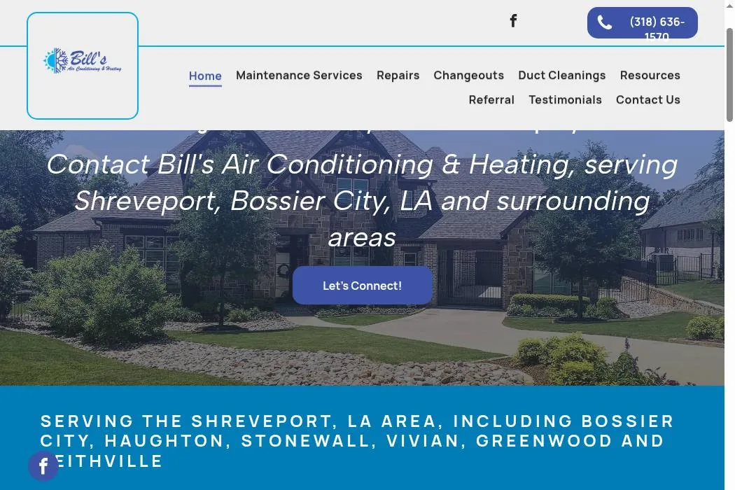 Bill's Air Conditioning & Heating cover