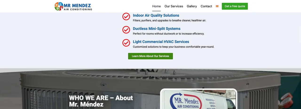 Mr Mendez Air Conditioning cover