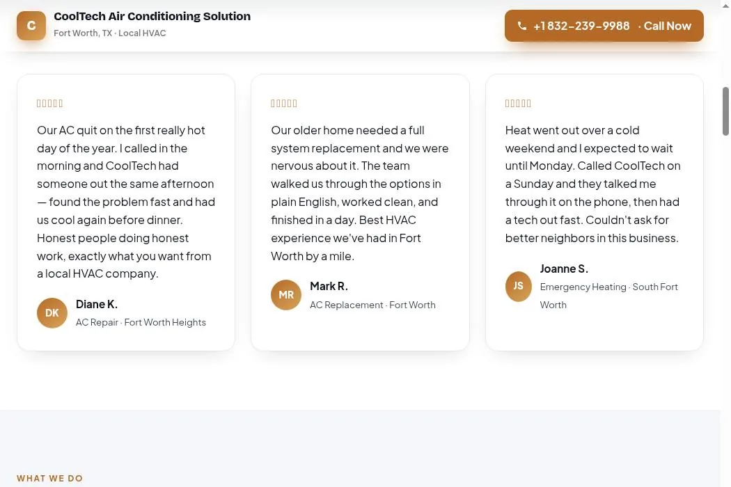 CoolTech Air Conditioning Solution cover