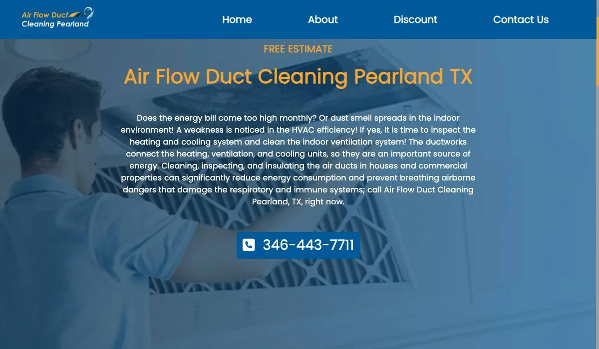 Air Flow Duct Cleaning Pearland cover