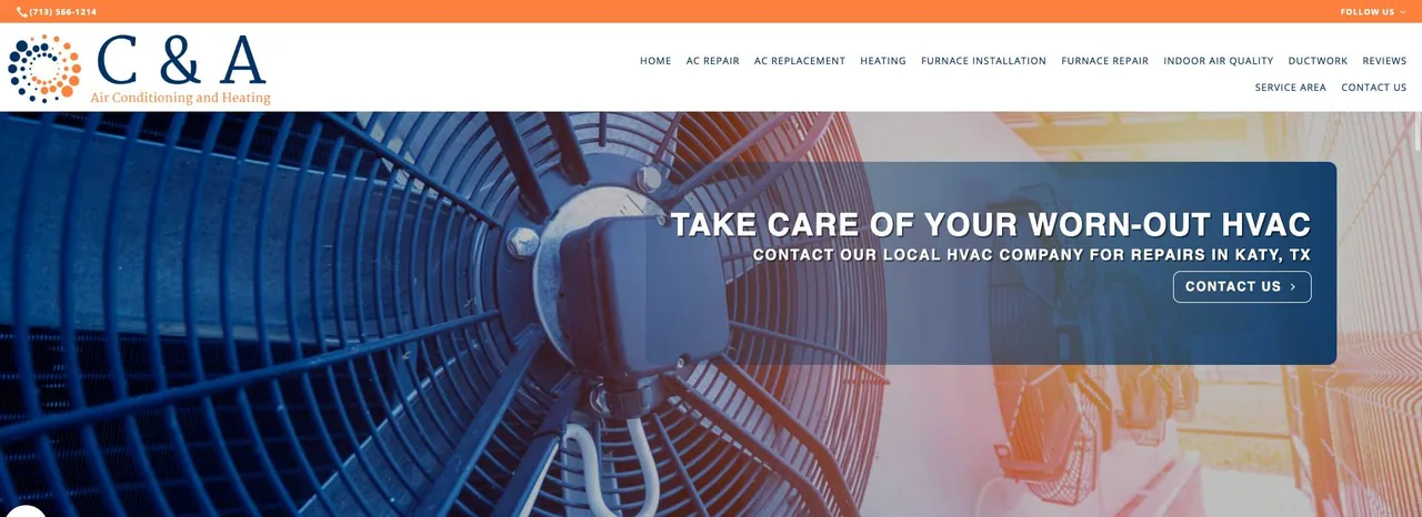 C&A Air Conditioning and Heating cover