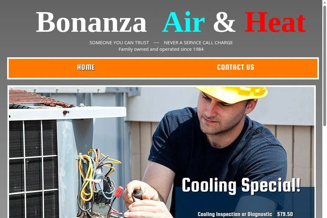 bonanzaairandheat-com cover