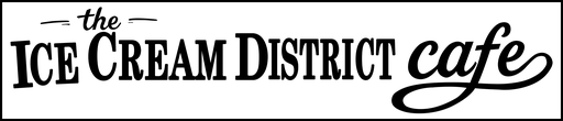 The Ice Cream District Cafe logo