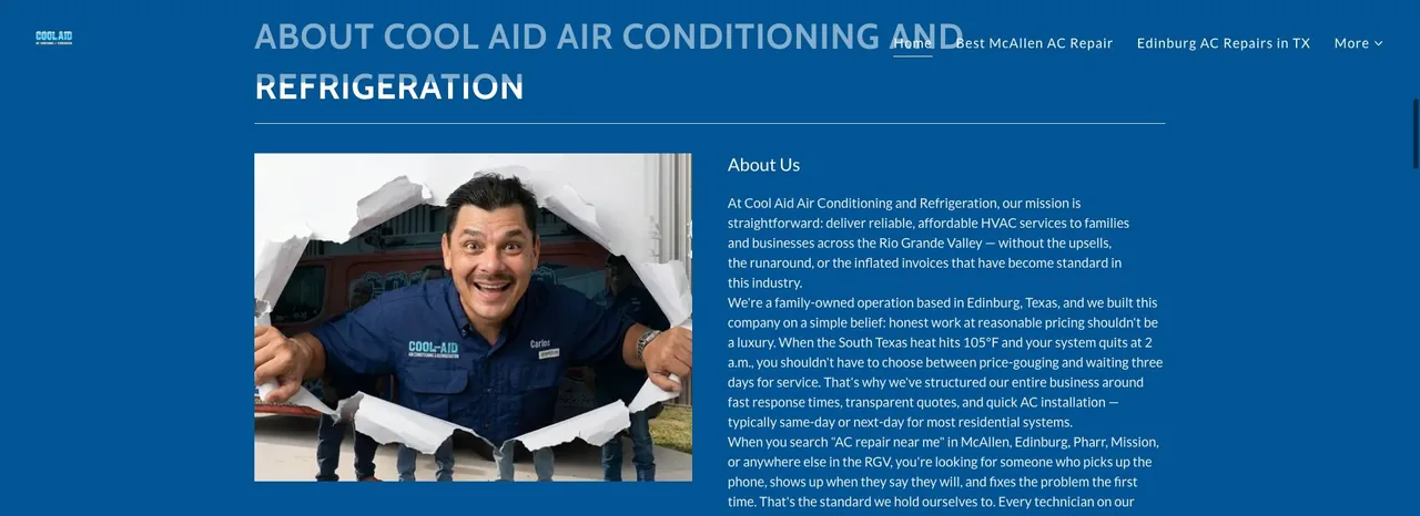 Cool Aid Air Conditioning and Refrigeration cover