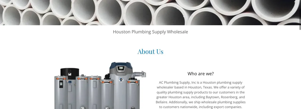 AC Plumbing Supply cover