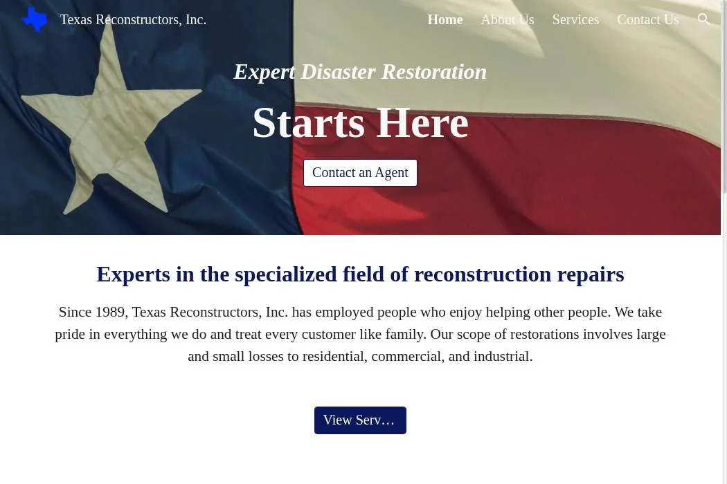 Texas Reconstructors, Inc. cover