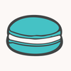 Little Blue Macaron logo