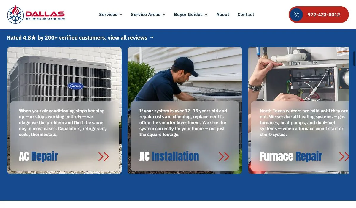 Dallas Heating and Air Conditioning cover