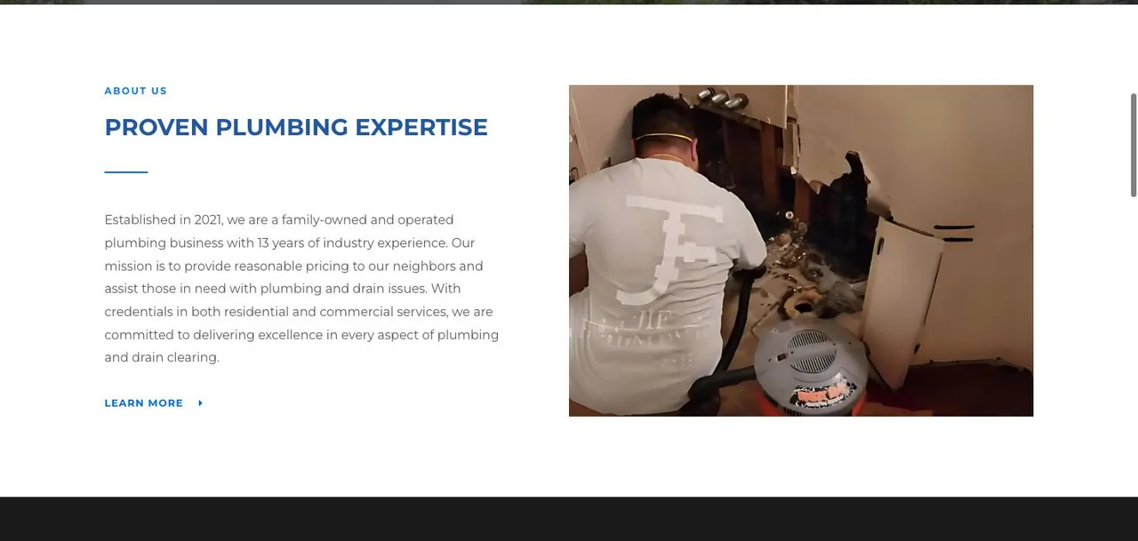 JIF Plumbing cover