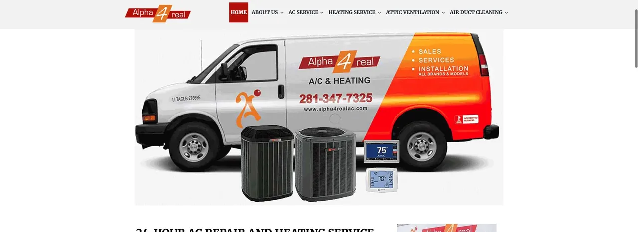 Alpha 4 Real AC and Heating Service cover