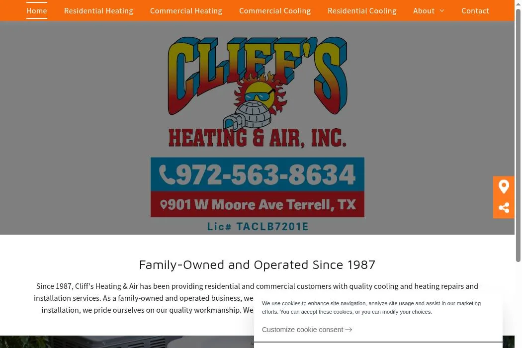 Cliff's Heating & Air cover