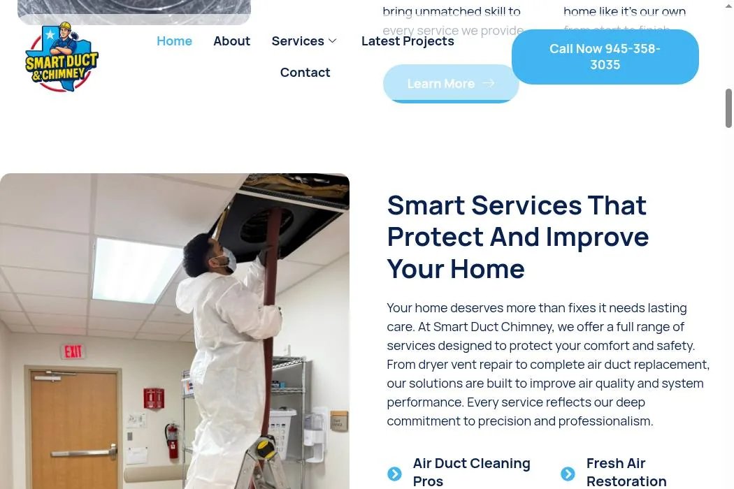 Smart Duct Chimney cover