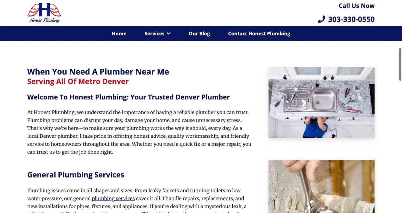 Honest Plumbing cover