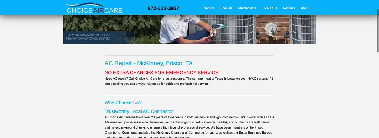 Choice Air Care cover