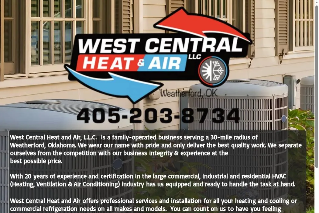 West Central Heat and Air, L.L.C. cover