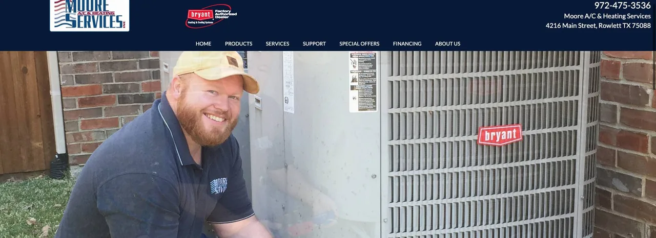 Moore A/C & Heating Services, Inc. cover