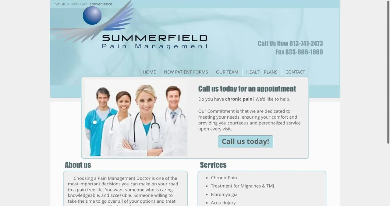 Summerfield Pain Management cover