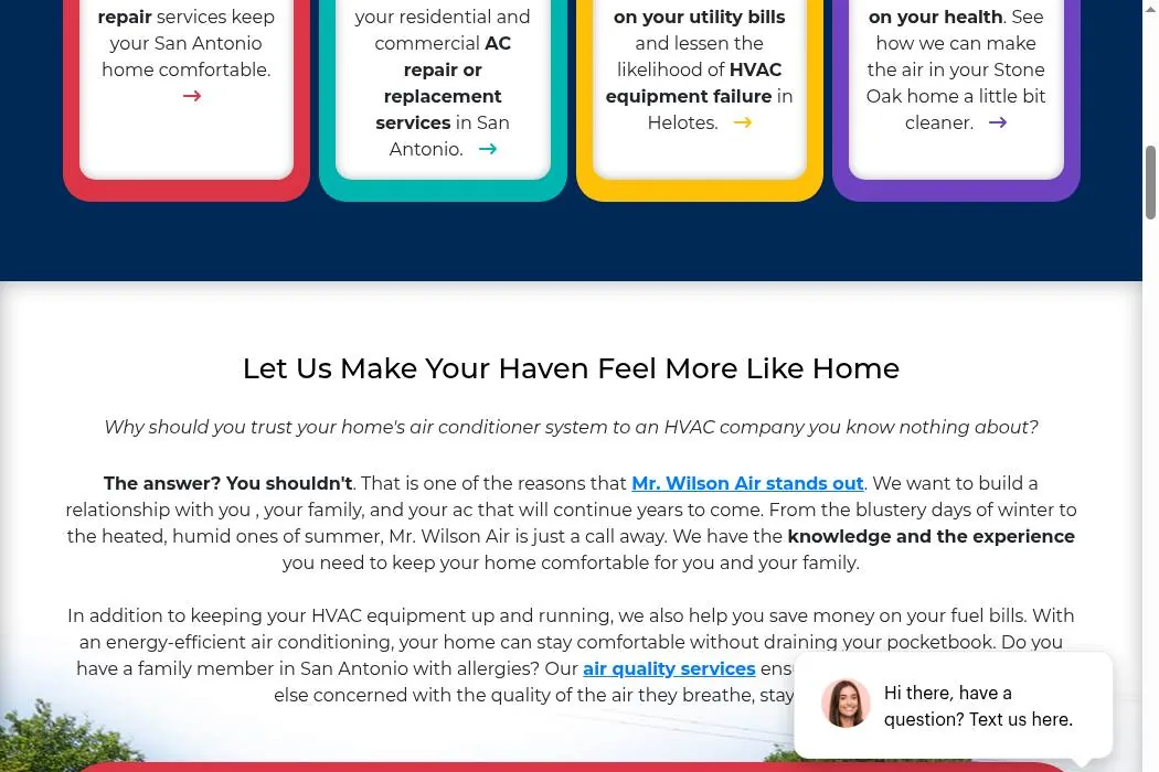 Mr. Wilson Heating & Air Conditioning cover