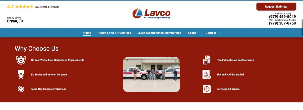 Lavco Air Conditioning & Heating cover