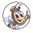 Bee Right There Heating & Air logo