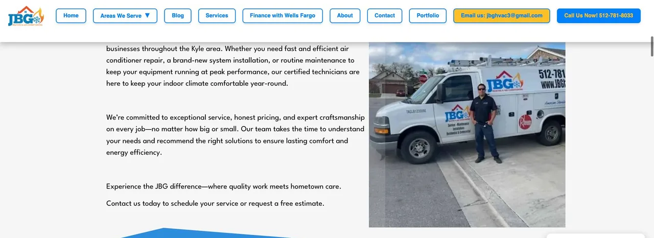 JBG Heating & Air Conditioning LLC cover