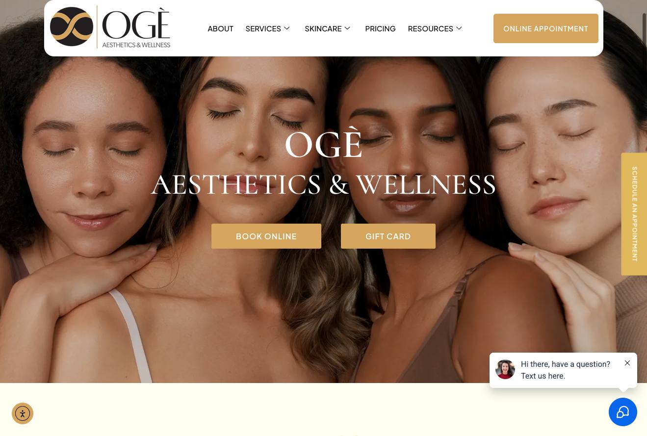 OGÈ AESTHETICS & WELLNESS cover