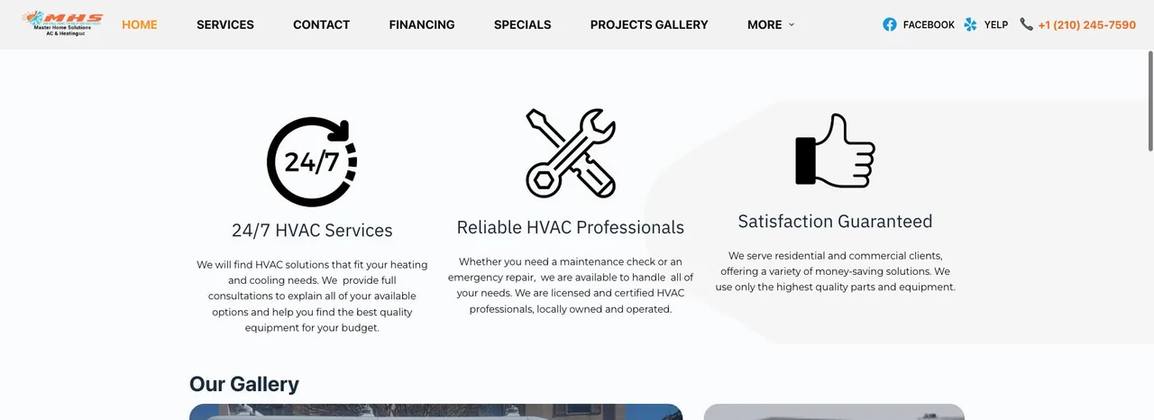 Master Home Solutions AC & Heating LLC cover