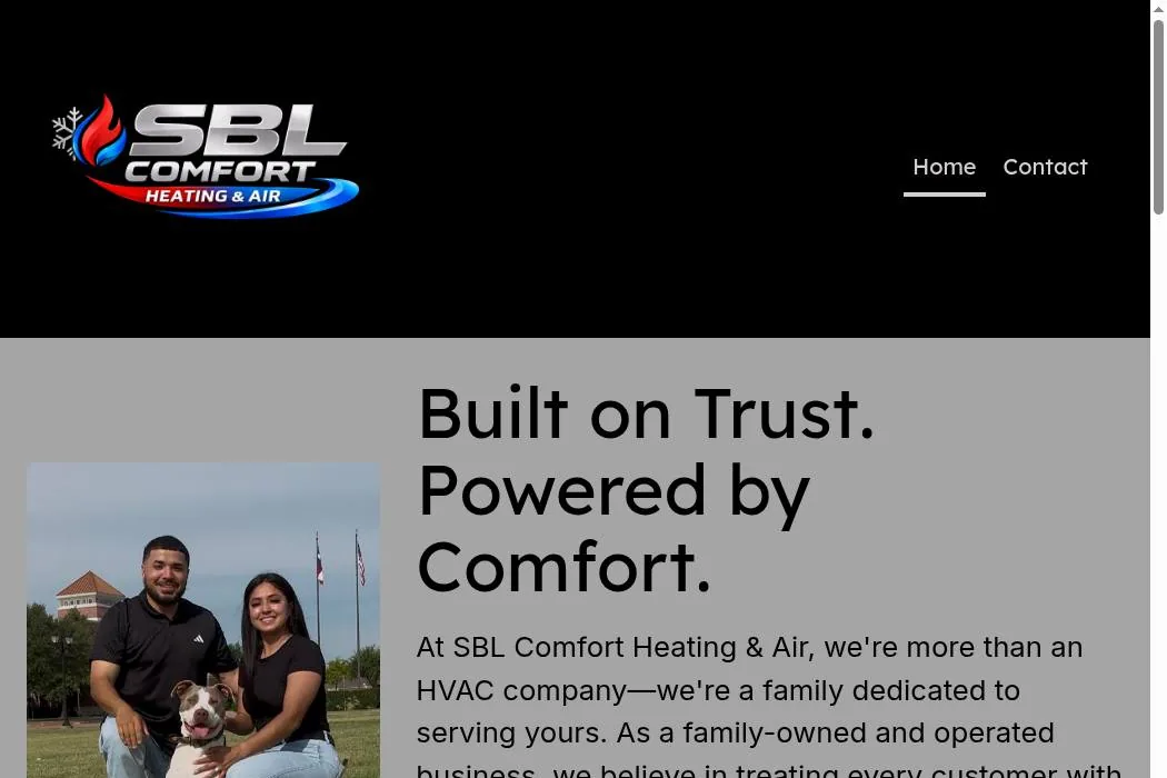 SBL Comfort Heating & Air cover