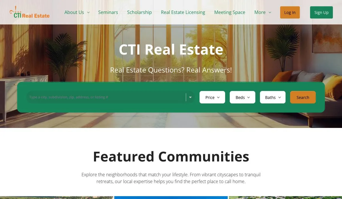 CTI Real Estate cover