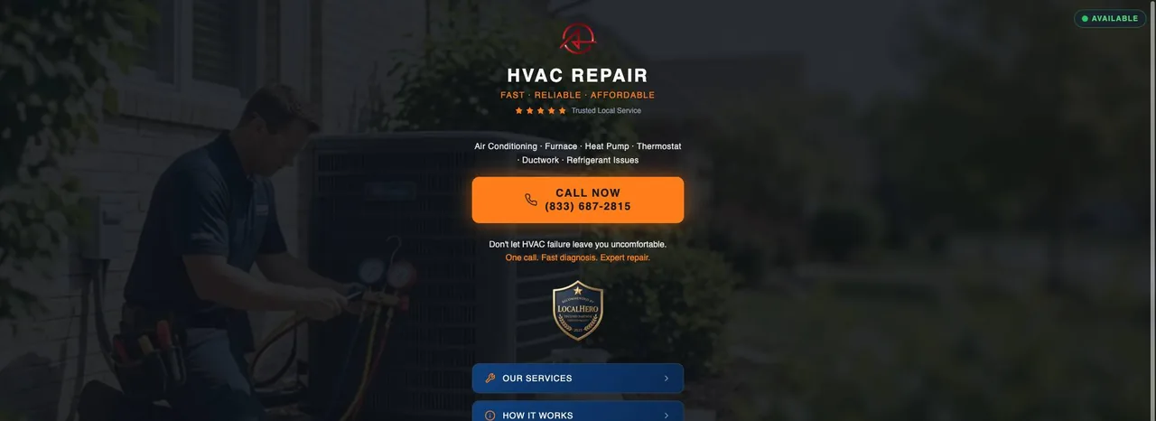 HVAC REPAIR cover
