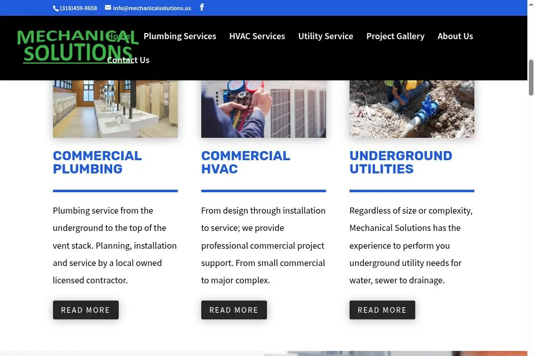 MECHANICAL SOLUTIONS LLC cover