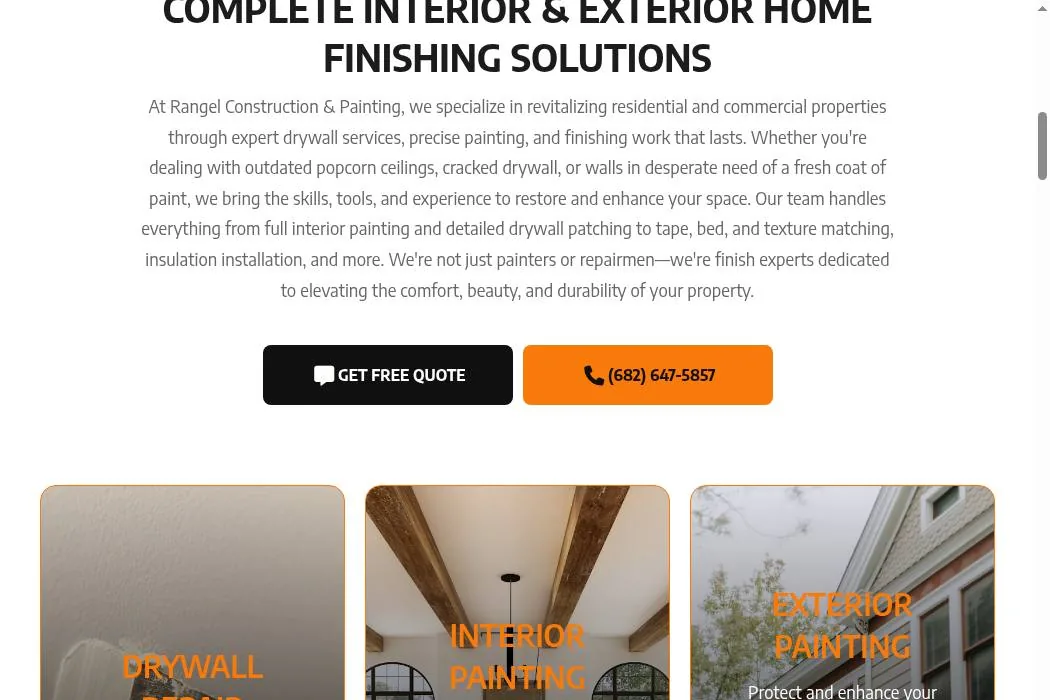 Rangel Construction & Painting cover