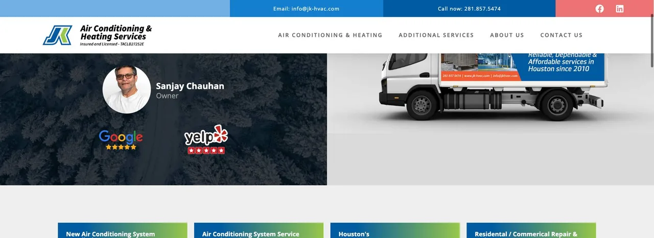 JK Air Conditioning & Heating Services cover