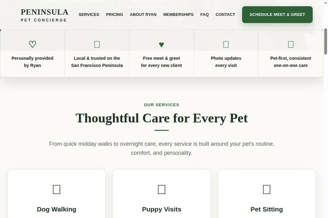 Peninsula Pet Concierge cover