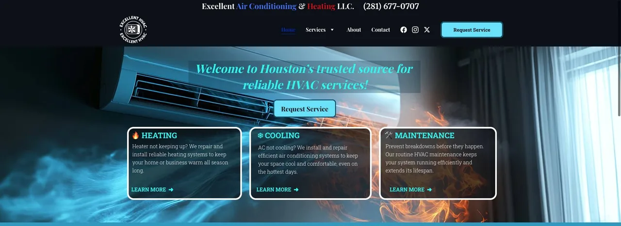 Excellent Air Conditioning & Heating LLC. cover