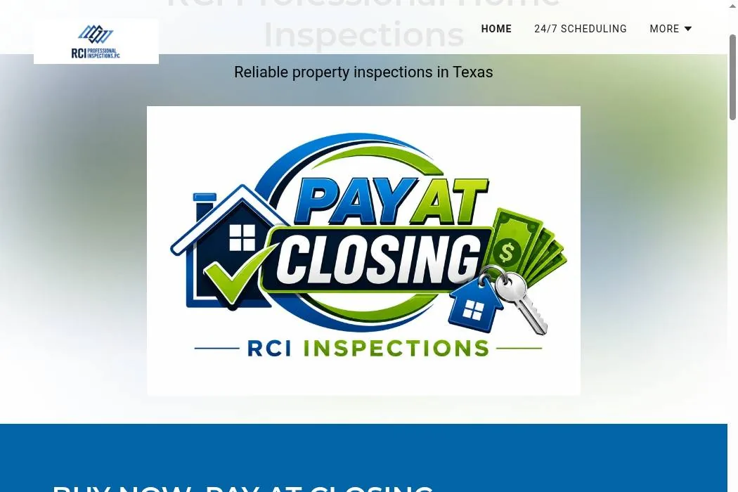 RCI Professional Home Inspections cover