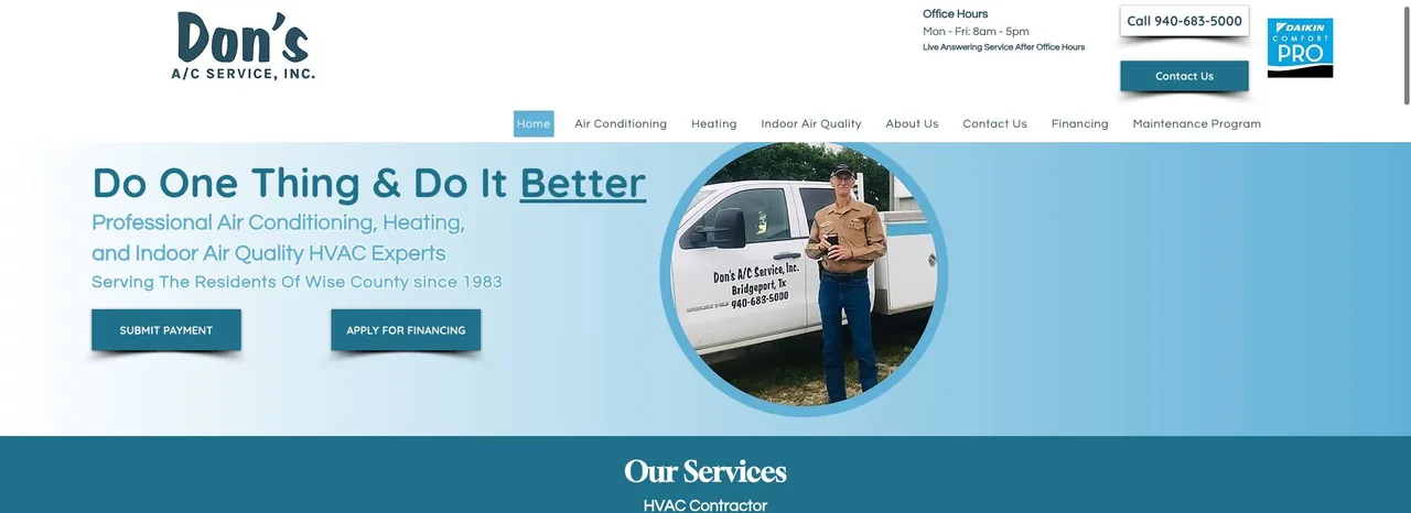 Don's AC Service, Inc. cover