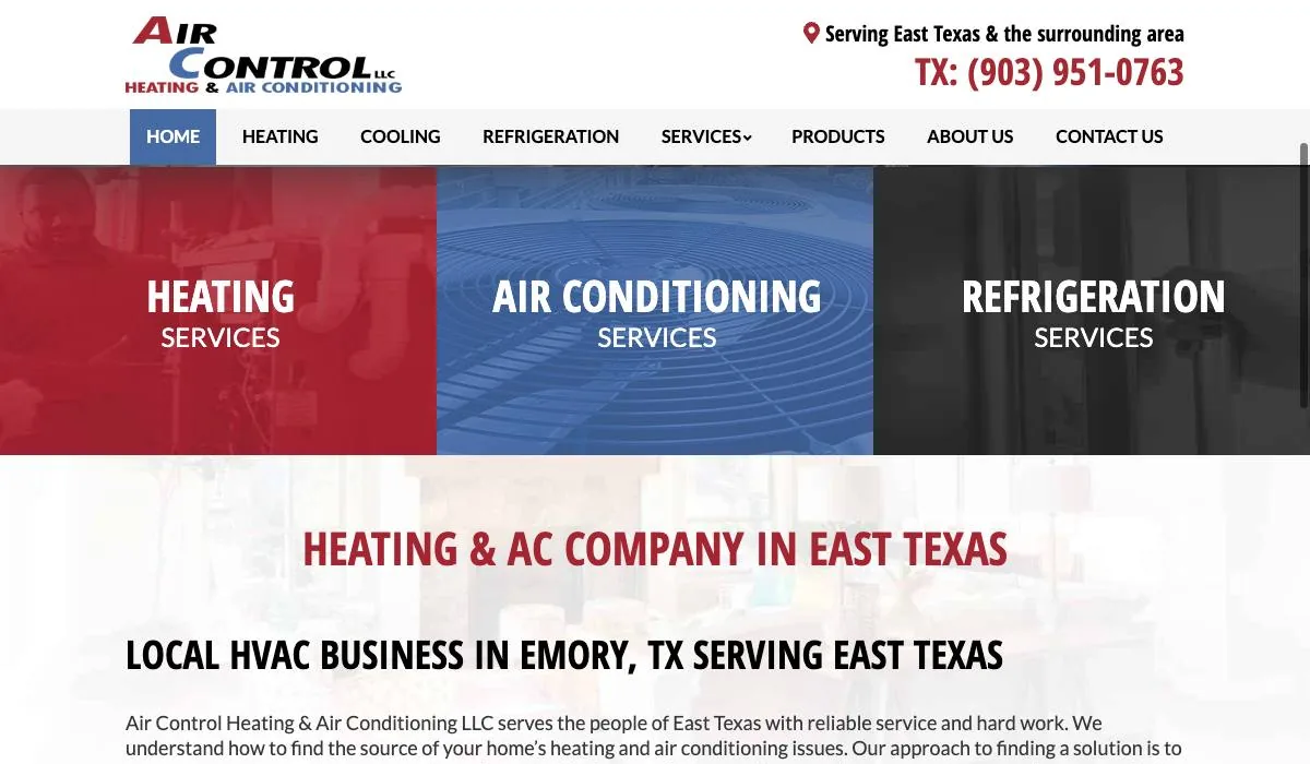 Air Control Heating & Air Conditioning LLC cover
