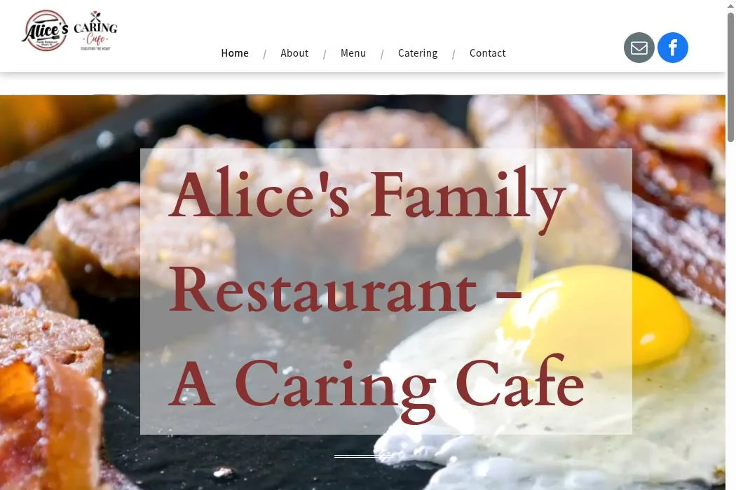Alice's Family Restaurant, A Caring Cafe cover