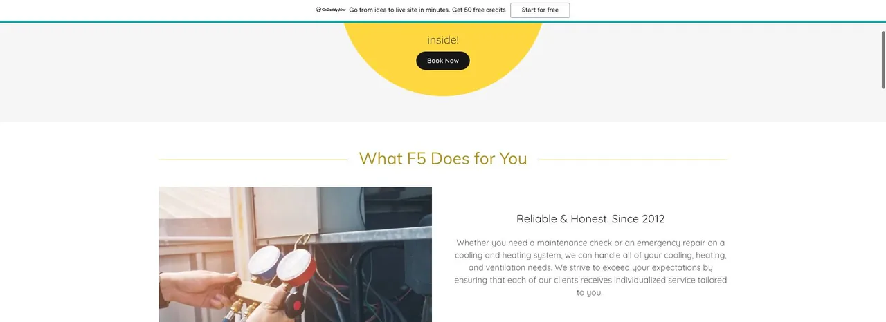 F5 Air Conditioning cover