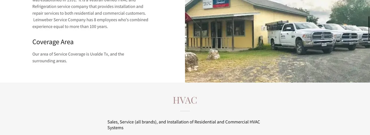 Leinweber Service Company, LLC cover