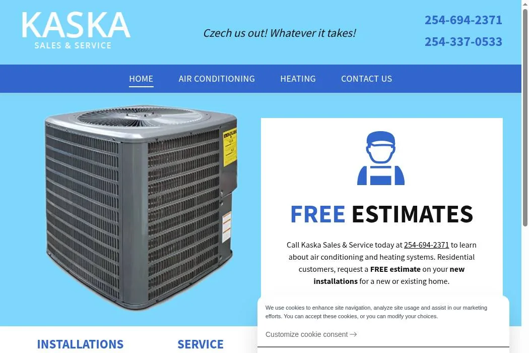 Kaska Sales & Service cover